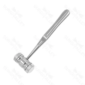 Martillo quirúrgico de 300 gramos con mordazas de nailon intercambiables para procedimientos dentales