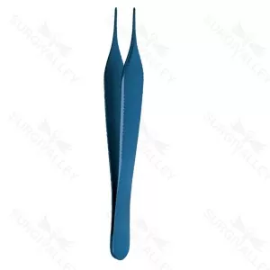 Tissue Pliers Tc Adson Anatomical 120mm Implant Instruments 2.5 cm (1") – surgivalley (027010012)