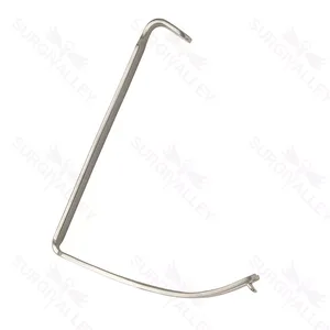 Separador Bucal con Placa Lingual Ranurada Doughty para Procedimientos Dentales Orales