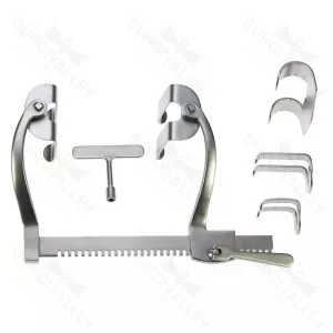 Cardiovascular Rib Spreader Set 3 Inch Stainless Steel Thoracic Surgery Instruments – surgivalley (020050004)