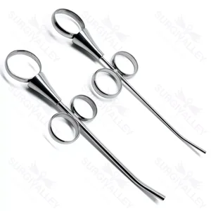 Juego de 2 jeringas para injerto óseo dental de 2,5 mm y 4,5 mm, instrumentos curvos de acero inoxidable para amalgama e implantes – surgivalley (090010015)