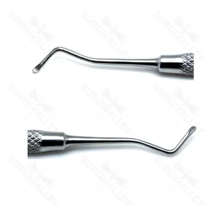 Excavador Dental 17W de Doble Extremo Tipo Cuchara Endo Instrumento de 1,2/1,25 mm