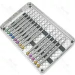 4×8" Tray - with Lid & Mat LWH = 102x190x19mm Set