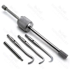 Kit de Pistola para Remoção de Coroas e Pontes Dentárias para Restaurações Protéticas em Aplicações Odontológicas – surgivalley (090210211)