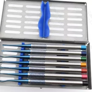 Set de Proximadores y Elevadores PDL Dentales para Luxación de Raíces y Procedimientos de Implantes Dentales – surgivalley (007210008)