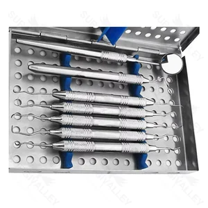 Dentalset mit Parodontal-Prophylaxe-Kassette für den Zugang und die Sicht in kleinen Mundhöhlen – surgivalley (090210212)
