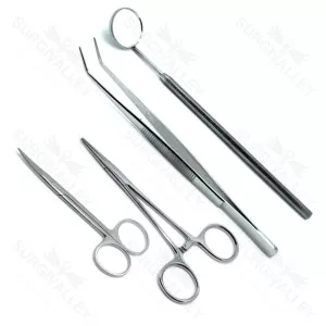Dental Suture Removal Tray 5-Piece Instrument Set for Dental Surgery – surgivalley (090210217)