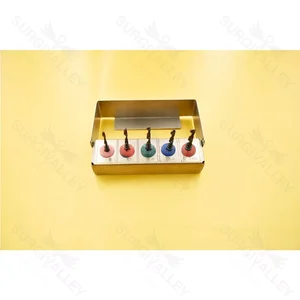 Kit de Fresas para Implantes Dentales de 5 Piezas para Procedimientos de Implantes Dentales – surgivalley (090210220)
