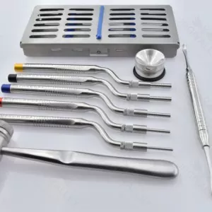 Osteótomo Cóncavo para Seno, Martillo de Injerto Óseo Desviado, Pozo de Amalgama Buser #9 Molt – surgivalley (012210001)