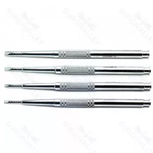 Conjunto de cinzéis odontológicos para divisão da crista em procedimentos de expansão da crista oral – surgivalley (090010022)