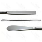 Doppelseitiger Löffelspatel für das Dentallabor, 18cm, medizinisches allgemeines Mischen, Edelstahl