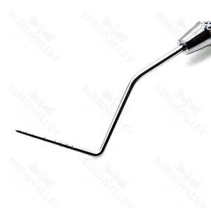 Instrumentos odontológicos de aço periodontal William para medição da profundidade radicular – surgivalley (009010009)