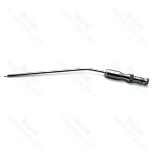 Frazier 吸引管 9 1/2" 9 French 角度 75º 工作长度 170mm，带截止孔指板 – surgivalley (015210014)