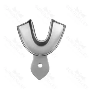 10-Piece Solid Impression Trays Set 5 Lower 5 Upper for Prosthetic Surgical Sets – surgivalley (090210237)