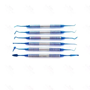 6件套 牙科复合树脂充填器械套装 钛涂层 修复套装 CE