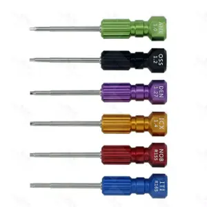 Kit de Destornilladores para Implantes Dentales, 6 Destornilladores de Pilares para Colocación de Implantes Dentales – surgivalley (090210467)