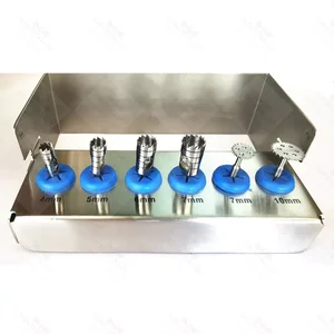 طقم أداة قطع بأقراص منشار الأسنان 4mm، 5mm 6mm و7mm، أقراص منشار CE جديدة