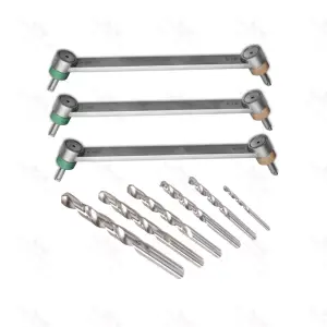 Orthopedic Drill Bits Neutral and Load Drill Guide Set Surgical Sets (9-Piece Set, 6 Types) – surgivalley (090210456)