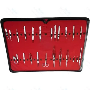 40-teiliges Ophthalmisches Mikrochirurgie-Instrumentenset für Augen-Klein-Eingriffe