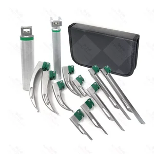 Conjunto de Laringoscópio Auto-retentor para Laringoscopia Otorrinolaringológica em Cirurgia Geral
