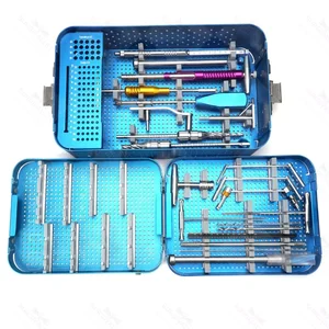 DHS and DCS Orthopedic Instrument Set with Short Barrel Aluminum Prime Graphic Box for Fracture – surgivalley (090210459)