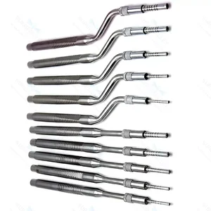 Kit de osteótomos para elevación del seno con puntas cóncavas para implantes dentales, set dental de 10 piezas – surgivalley (090210383)
