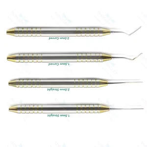 4-teiliges Dental-Periotom-Scaler-Set aus Edelstahl zur atraumatischen Extraktion des Parodontalbands