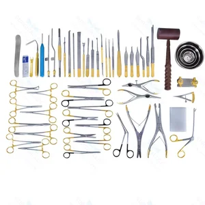 Conjunto de Instrumentos de Rinoplastia Patrón Gubisch de 83 Piezas para Cirugía Plástica