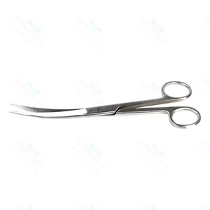 Scissors Teat Curved 17cm Made Stainless Steel Instruments – surgivalley (002210054)