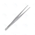 Tissue forceps 6 straight 1x2 teeth flat handle
