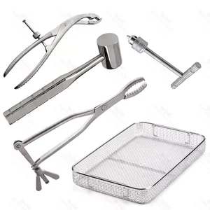 Hay Grove Bone Holding Forceps 5-Piece Set with Mash Tray for Orthopedic Surgery – surgivalley (090210389)