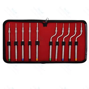 Osteotomos Rectos Desviados Convexos para Elevación del Seno, Conjunto de Instrumentos de Implante Dental para Procedimientos de Especialidad Dental – surgivalley (090210382)