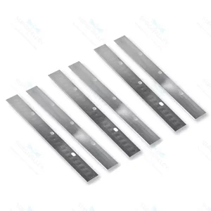 Conjunto de Lâminas para Faca de Enxerto de Pele com 10 Peças para Procedimentos com Dermoátomo em Cirurgia Plástica – surgivalley (006210004)
