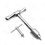 Orthopedic Cannulated T Handle Jacobs Chuck with Key Instrument for Orthopedic Procedures