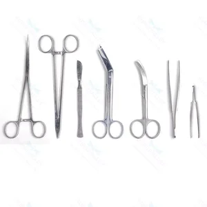 Mayo Dressing Scissors and Tonsil Needle Set for General Surgery (9-Piece Set, 8 Types) – surgivalley (002210113)