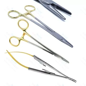 Porta-Agulhas Mayo Hegar Olsen Hegar Conjunto de 5 Peças para Cirurgia Geral – surgivalley (002210112)