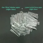 Veterinary One Third Tubular Plate 3.5mm & 3.5mm Cortical Screw SS Set (150-Piece Set)