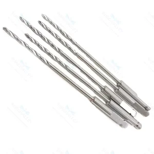 Veterinary Q.C. Drill Bit 2.0mm x 100mm Surgical Instruments (Lot of 5 pcs) SS