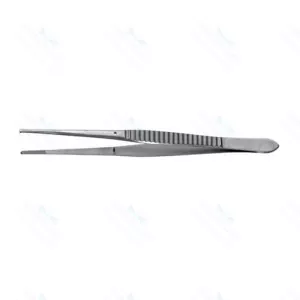 Waugh Tissue Forceps 1X2 Teeth Serrated 18.0 cm General Surgery Instruments – surgivalley (027210011)