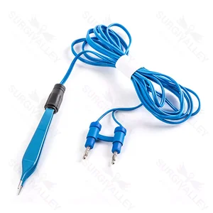Adson 双极镊 5" 直型 0.4mm 宽光滑不粘尖端 平柄 – surgivalley (027210041)