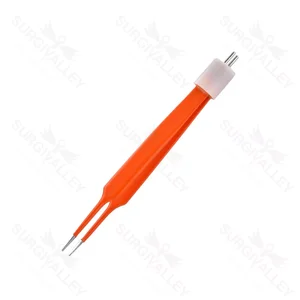Single-Use Jeweler Bipolar Two Pin Forceps for Precise Electrosurgical Tissue Coagulation and Specialist Instrument Selection – surgivalley (001210266)