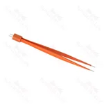 Cushing 双极镊 7" 直杆 1.5mm 宽不粘尖端 绝缘平柄