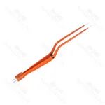 Pinça Bipolar Bayonet Antiaderente para Procedimentos Eletrocirúrgicos