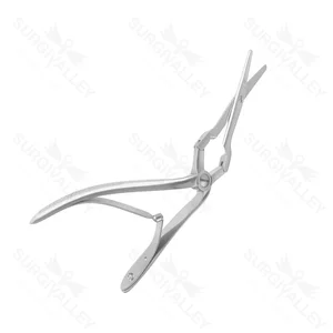 Tijeras Becker para tabique de un solo uso, doble acción, hojas dentadas, 38mm de punta a tornillo, 180mm – surgivalley (002200001)