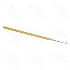 Converse Skin Hooks Round Handle 15cm Tungsten Carbide 2.5 cm (1") 15.0 cm (6.0) TC (Gold Handle) – surgivalley (156200003)