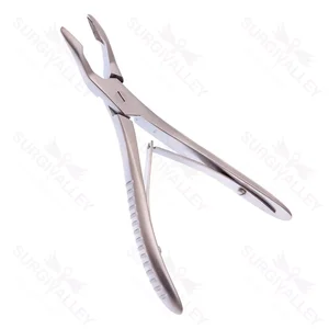 Jansen Bone Rongeur Double Action 185mm Curved Ent Instruments – surgivalley (011200006)