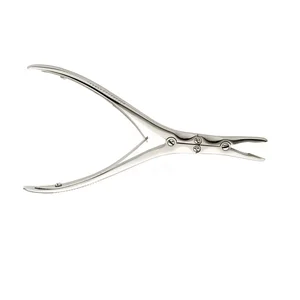 Zaufal Jansen Stille Bone Rongeur Double Action Curved Jaws 18cm Ent Instruments – surgivalley (011200013)