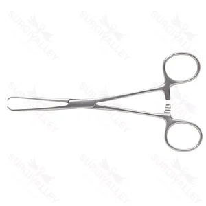 Pinça de Tecido Allis 8" Reta com 5x6 Dentes e Cabo de Anéis – surgivalley (001210001)