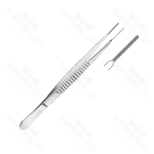 Cooley Atraumatic Vascular Tissue Forceps 1.5mm Tip Straight 6 Inch General Surgery Instruments – surgivalley (111210001)