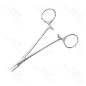 Crile-Murray needle holder 6 straight serrated TC jaws gold ring handle – surgivalley (004210001)